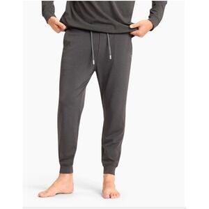 Men’s Charcoal Gray Jogger Sweatpants - Comfortable Everyday Lounge Pants